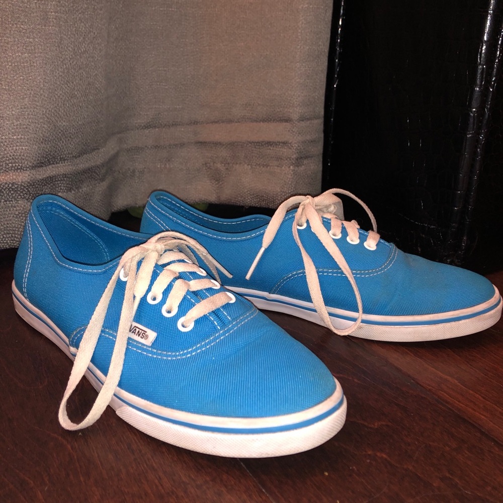 Blue thin bottom classic vans